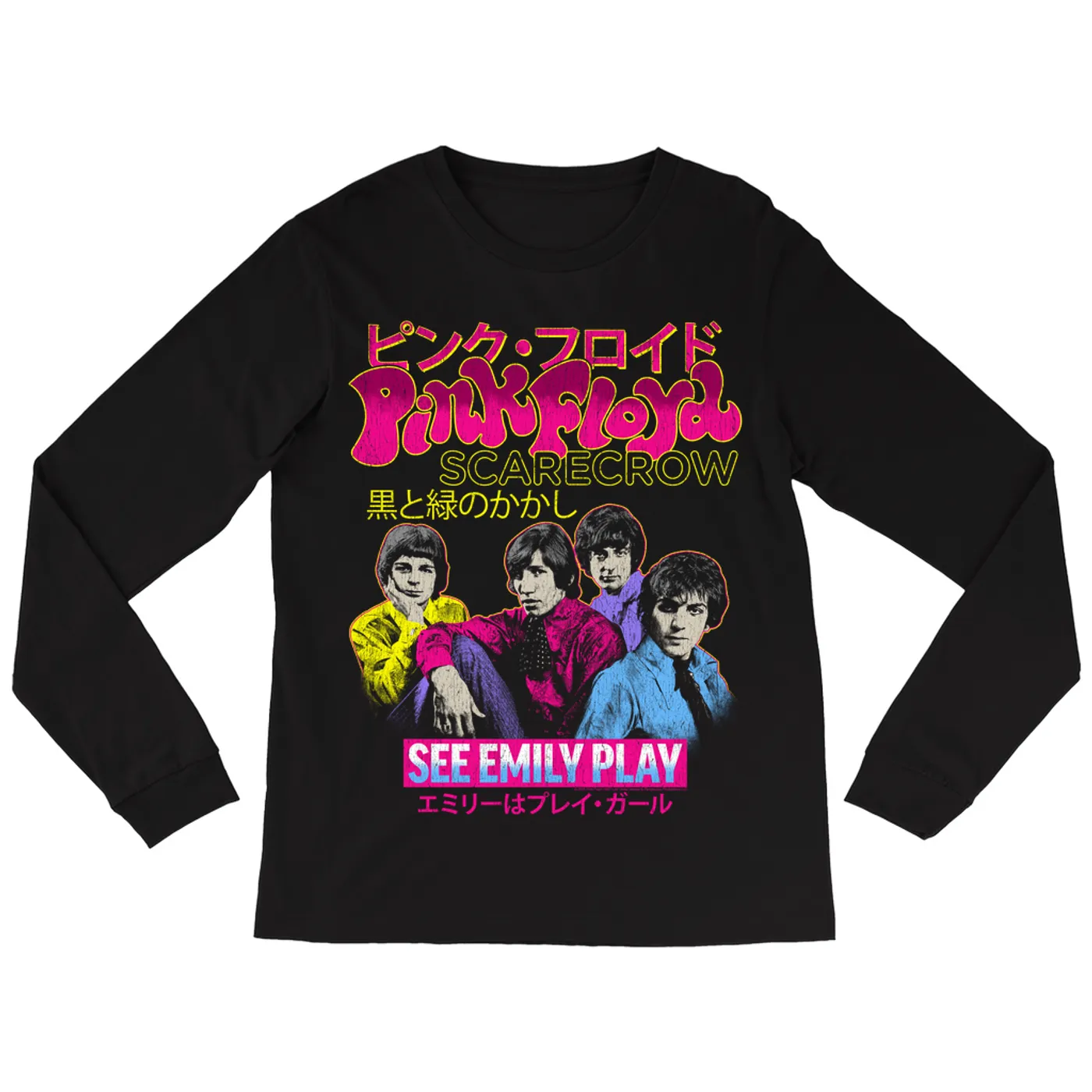 Pink Floyd Long Sleeve Shirt | See Emily Play Japan (Merchbar Exclusive) Pink Floyd Shirt