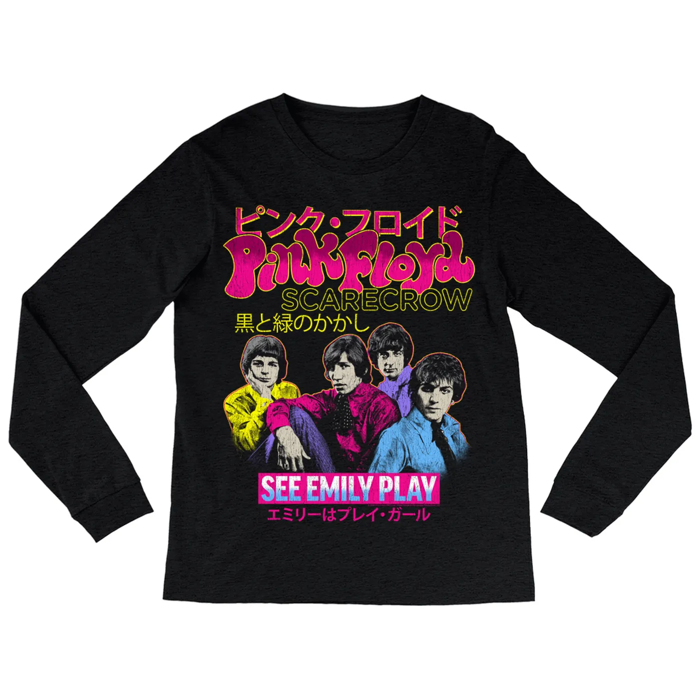 Pink Floyd Long Sleeve Shirt | See Emily Play Japan (Merchbar Exclusive) Pink Floyd Shirt