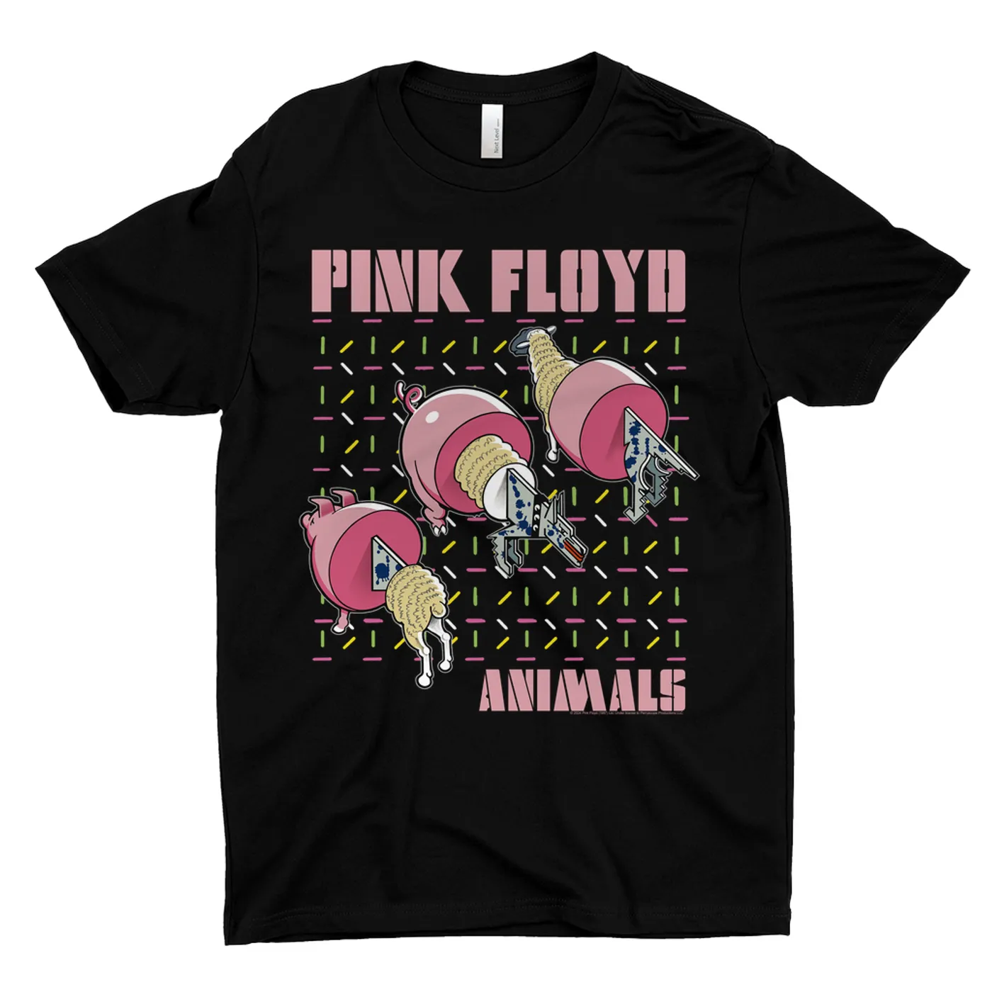 Pink Floyd T-Shirt | Pig Wolf Sheep Image Pink Floyd Dark Shirt