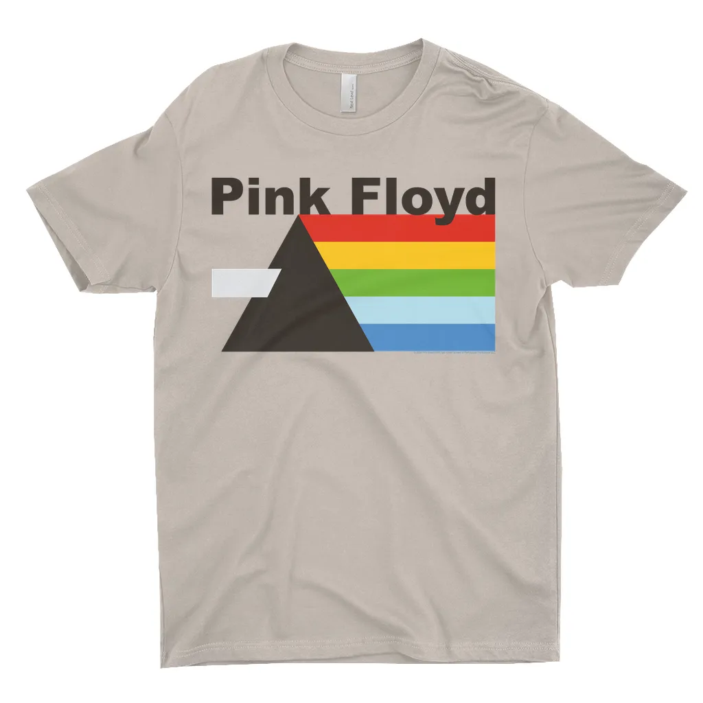 T-Shirt | Classic Retro Dark Side Of The Moon Design Light Shirt