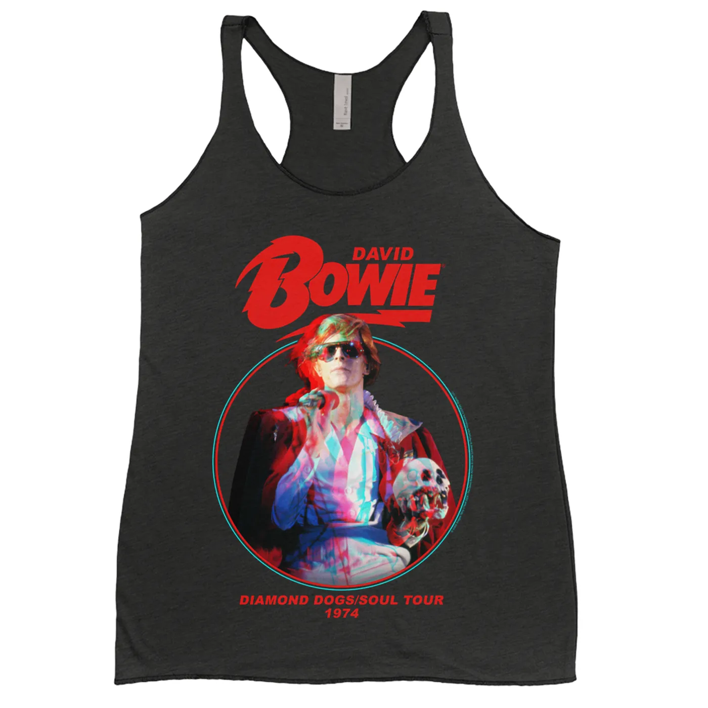 David Bowie Ladies' Tank Top | Diamond Dogs Soul Tour 1974 David Bowie Shirt