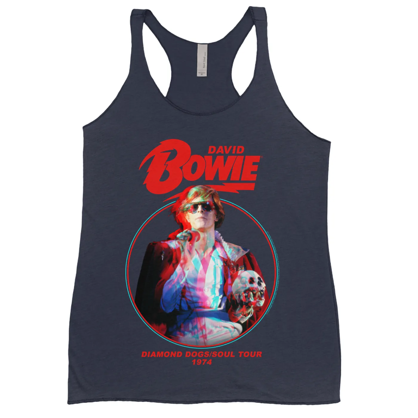 David Bowie Ladies' Tank Top | Diamond Dogs Soul Tour 1974 David Bowie Shirt