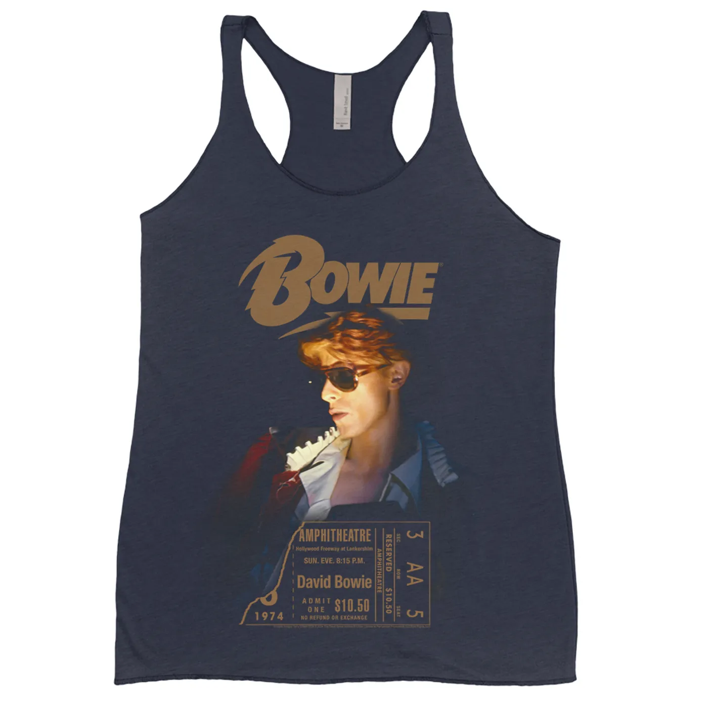 David Bowie Ladies' Tank Top | Diamond Dogs LA Tour 1974 David Bowie Shirt