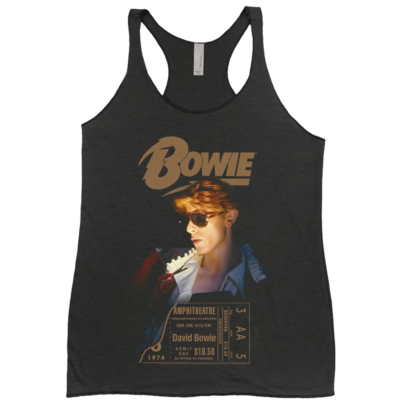 David Bowie Ladies' Tank Top | Diamond Dogs LA Tour 1974 David Bowie Shirt