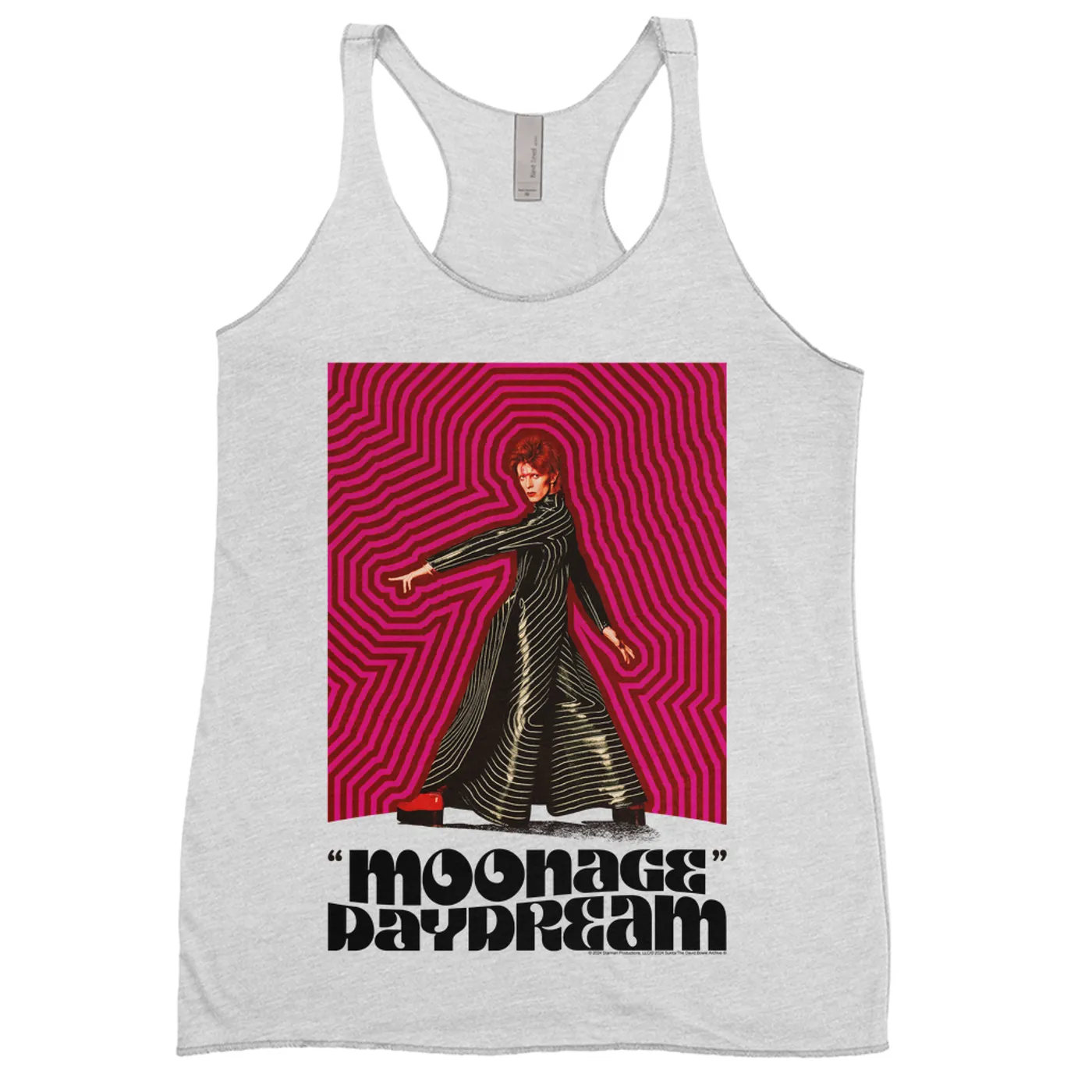 David Bowie Ladies' Tank Top | Moonage Daydream Artwork Design David Bowie Shirt