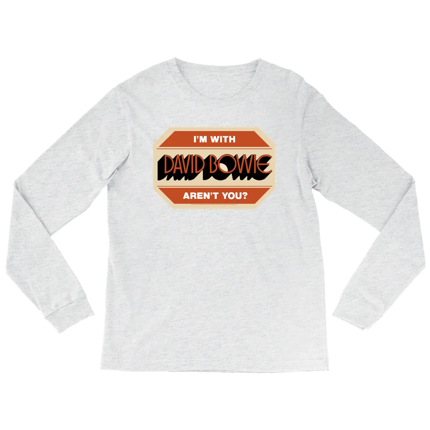 David Bowie Long Sleeve Shirt | I'm With David Bowie Sticker David Bowie Shirt