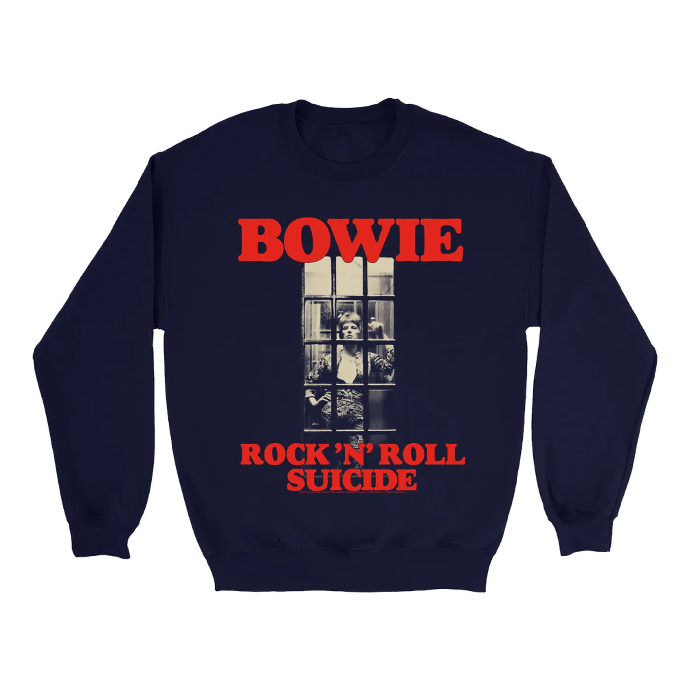 David Bowie Sweatshirt | Retro Rock N' Roll Suicide David Bowie Sweatshirt
