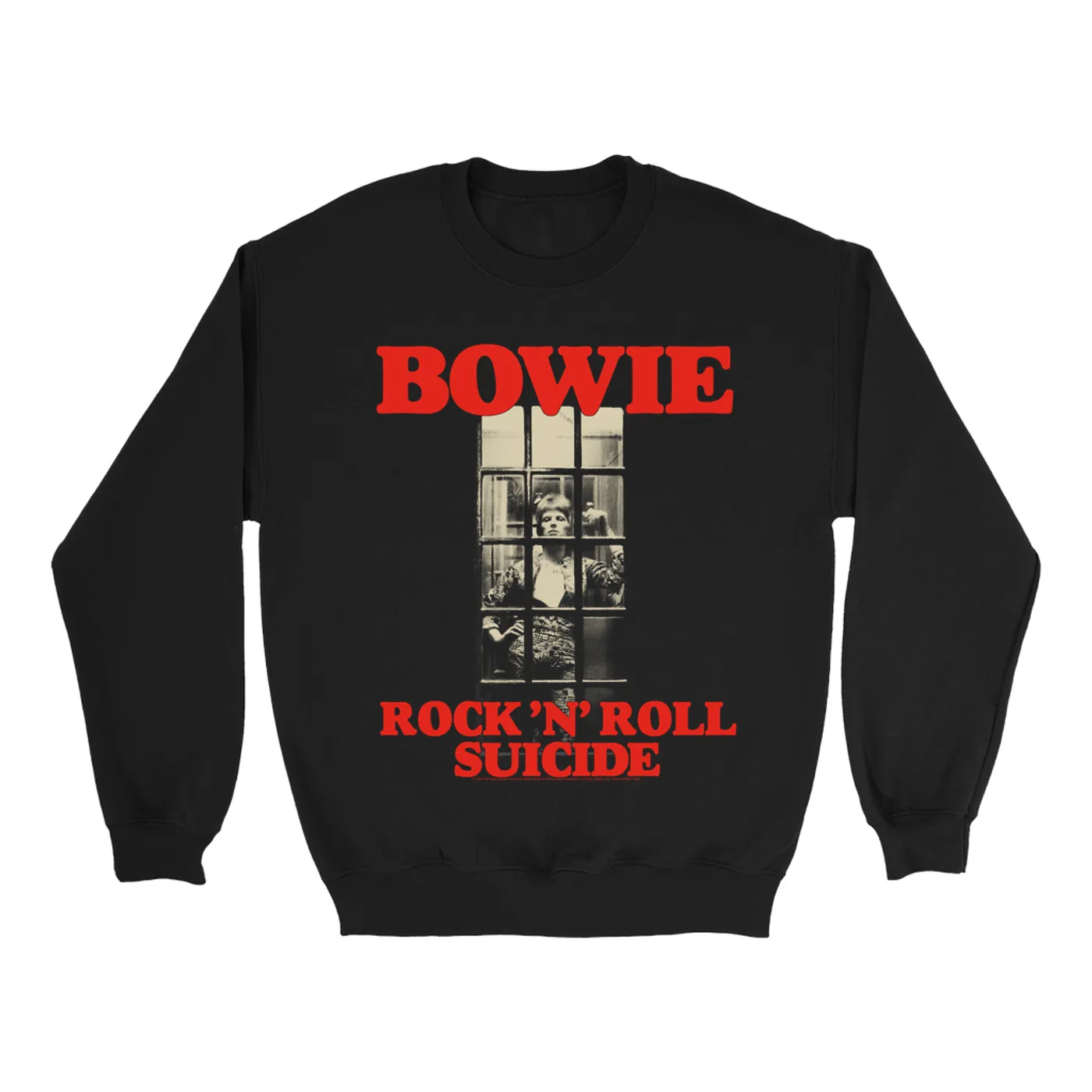 David Bowie Sweatshirt | Retro Rock N' Roll Suicide David Bowie Sweatshirt