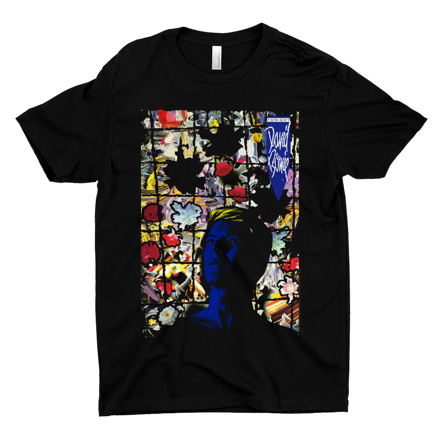 David Bowie T-Shirt | Colorful Abstract Art David Bowie Dark Shirt
