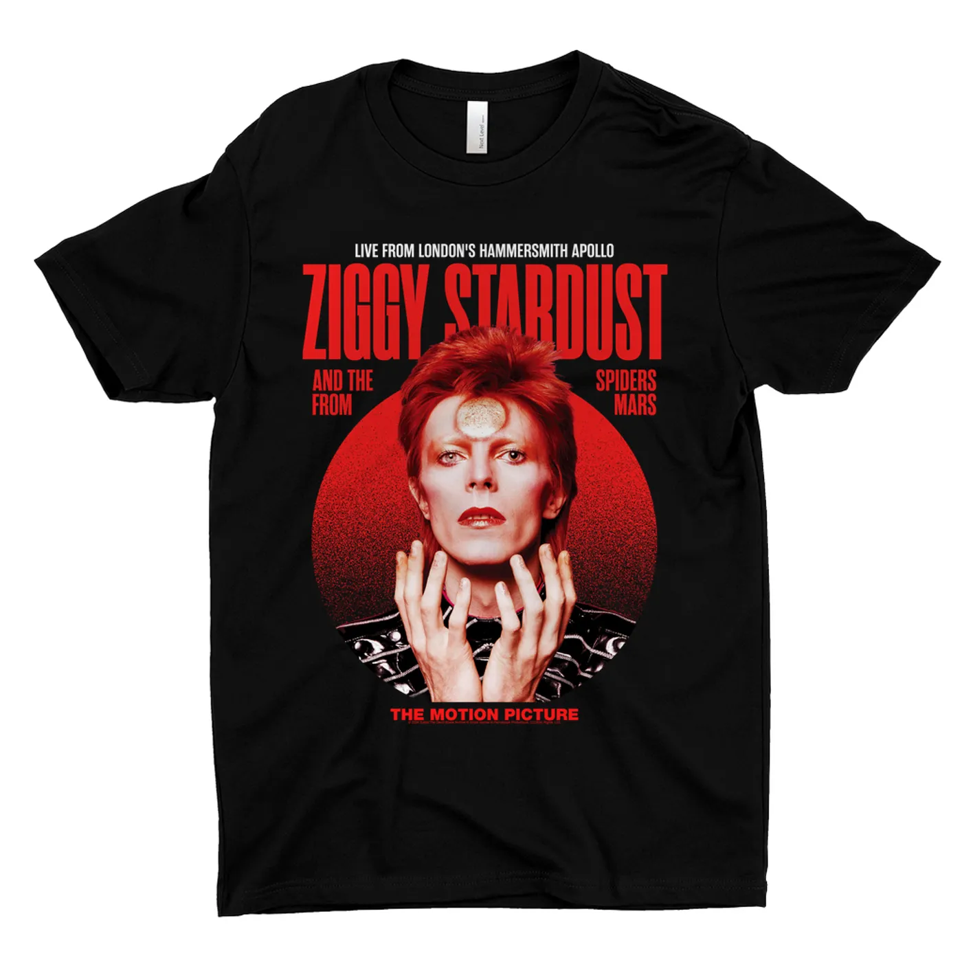 David Bowie T-Shirt | Ziggy Stardust And The Spiders From Mars Motion Picture Poster David Bowie Dark Shirt