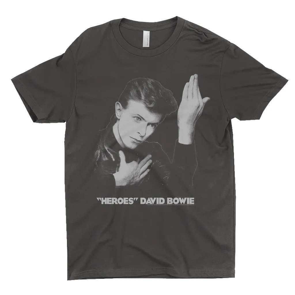 T-Shirt | Heroes Album Photo Distressed Dark Shirt