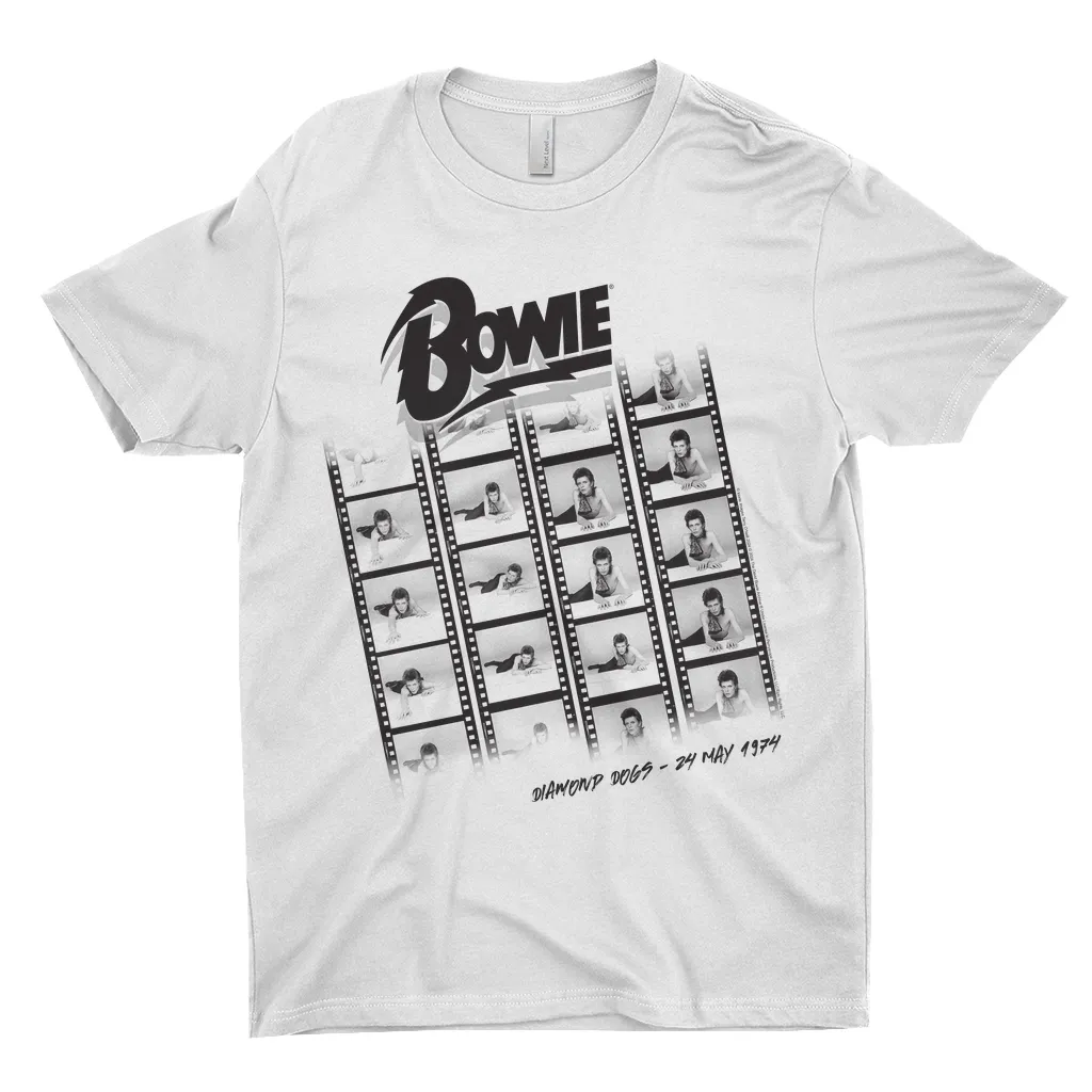 T-Shirt | Diamond Dogs Photographic Film Design 1974 Light Shirt