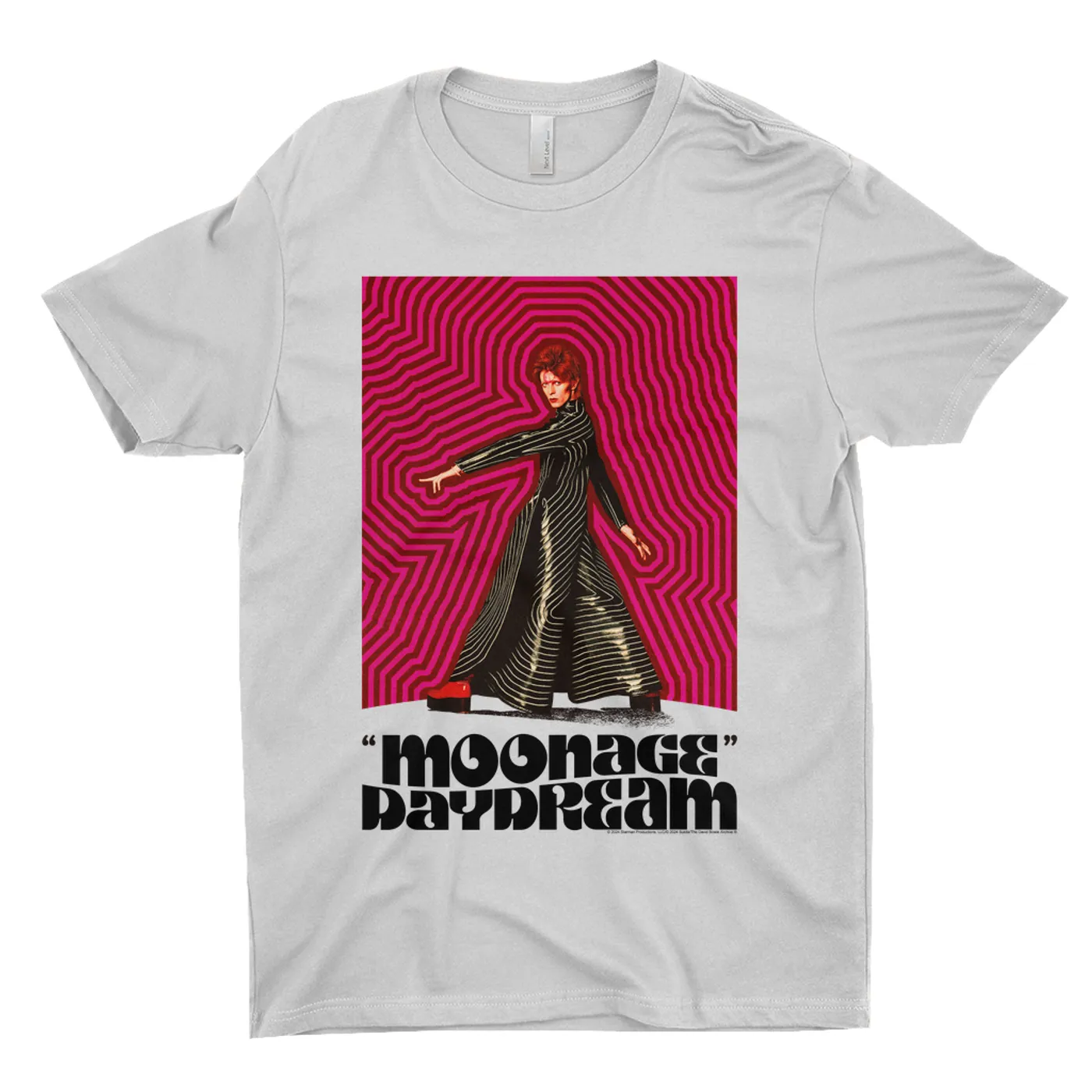 David Bowie T-Shirt | Moonage Daydream Artwork Design David Bowie Light Shirt