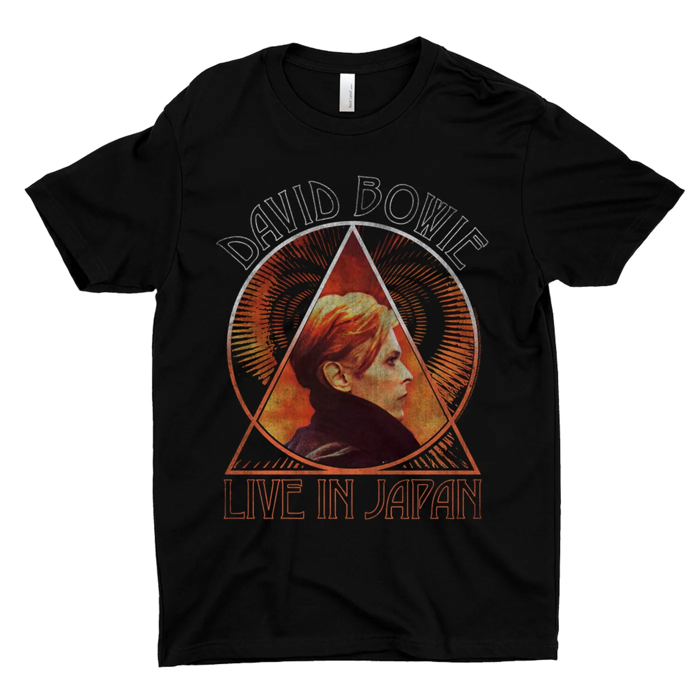 David Bowie T-Shirt | Live In Japan Low Album Distressed David Bowie Dark Shirt