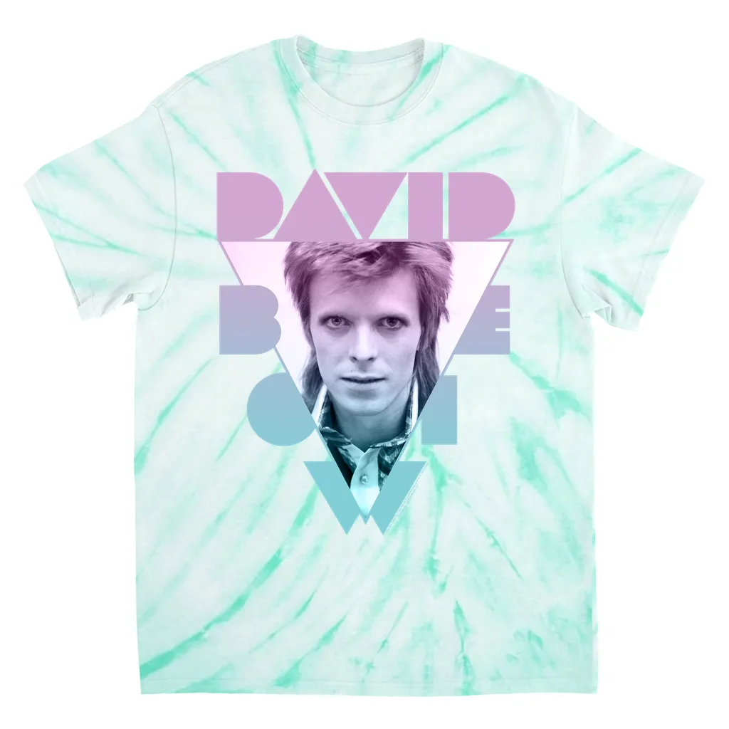 T-Shirt | Ombre Pastel Triangle Design Tie Dye Shirt