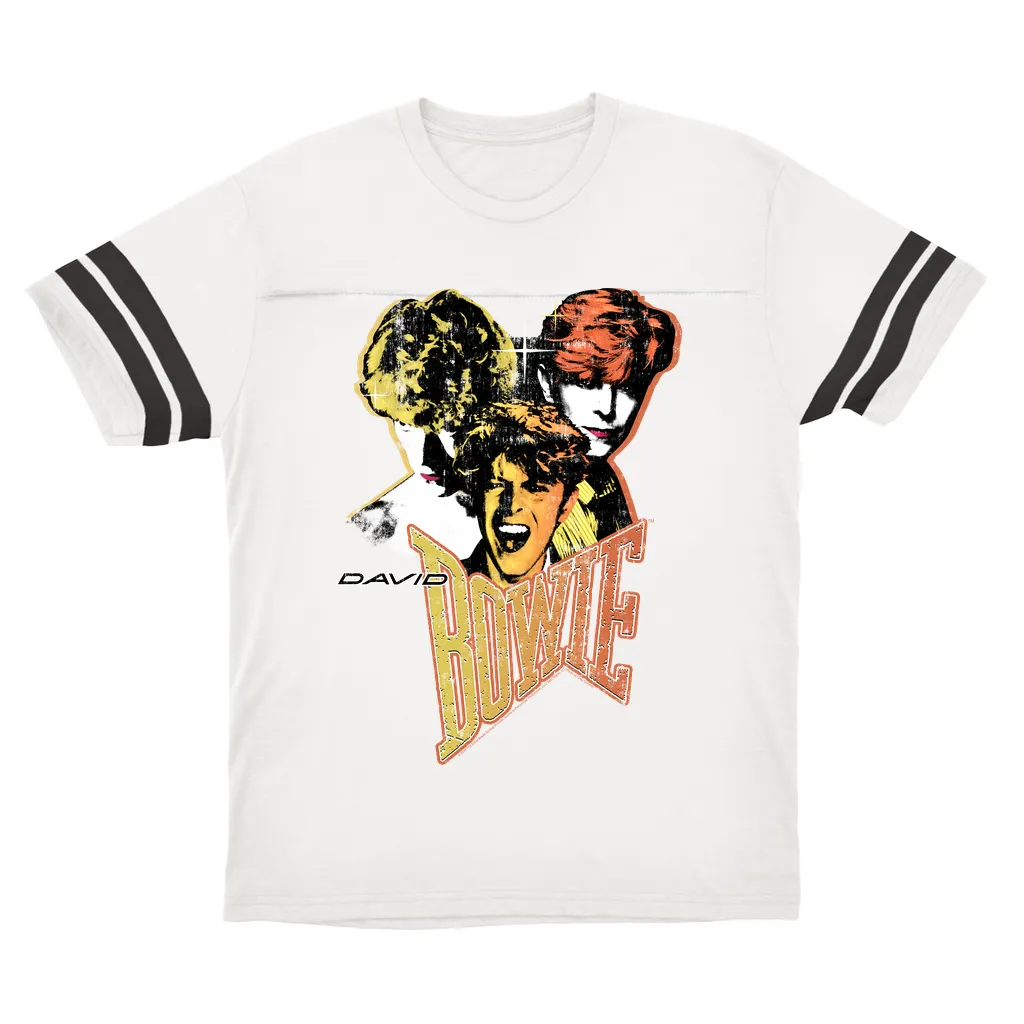 T-Shirt | Let's Dance Era Collage Distressed (Equineop Exclusive) Football Shirt