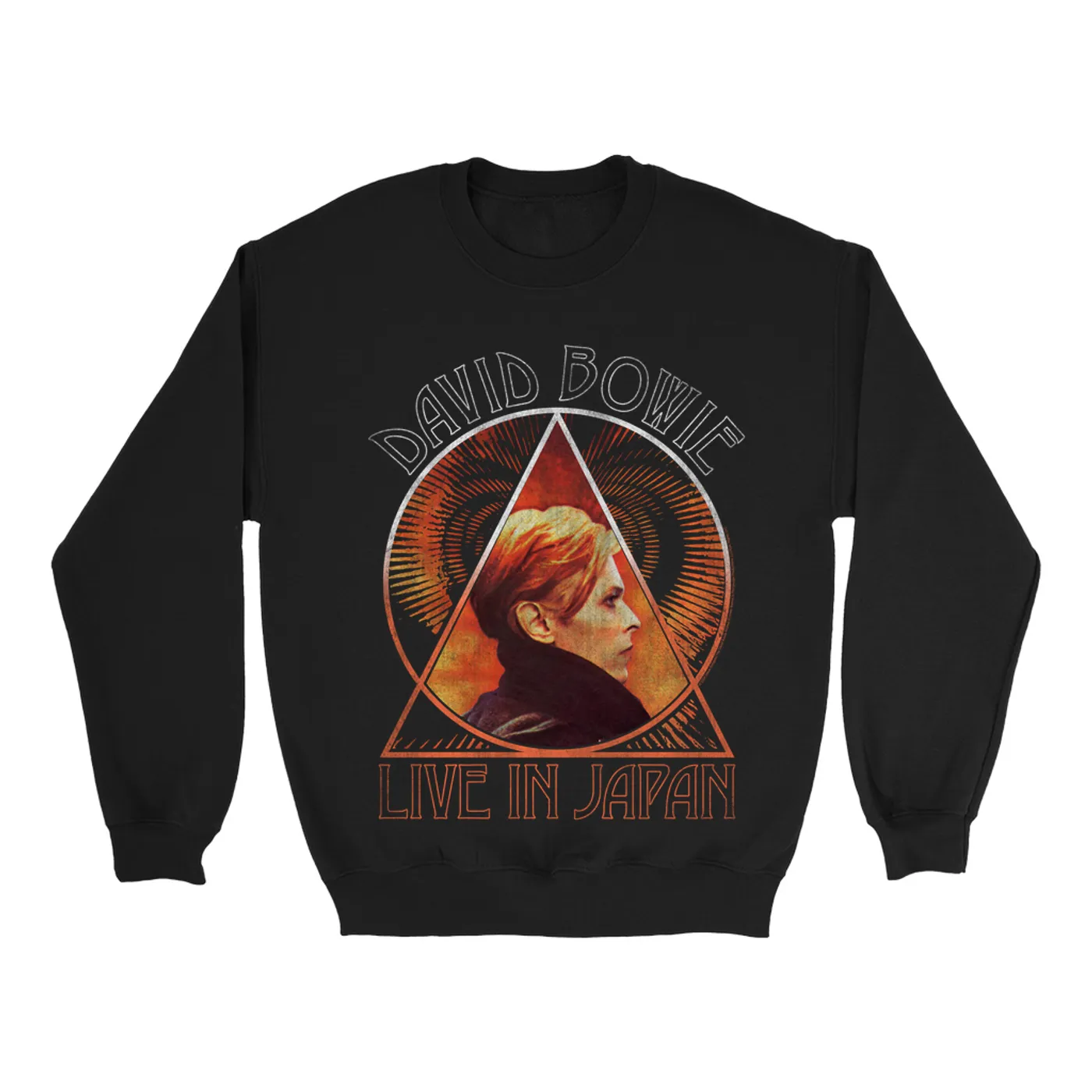 David Bowie Sweatshirt | Live In Japan Low Album Distressed David Bowie Sweatshirt
