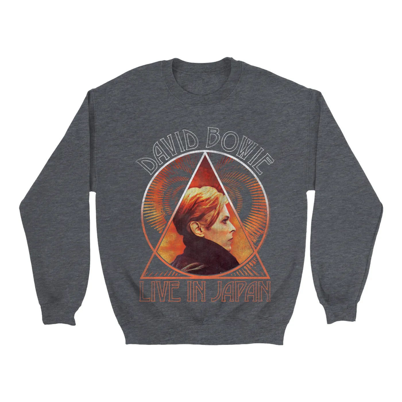 David Bowie Sweatshirt | Live In Japan Low Album Distressed David Bowie Sweatshirt