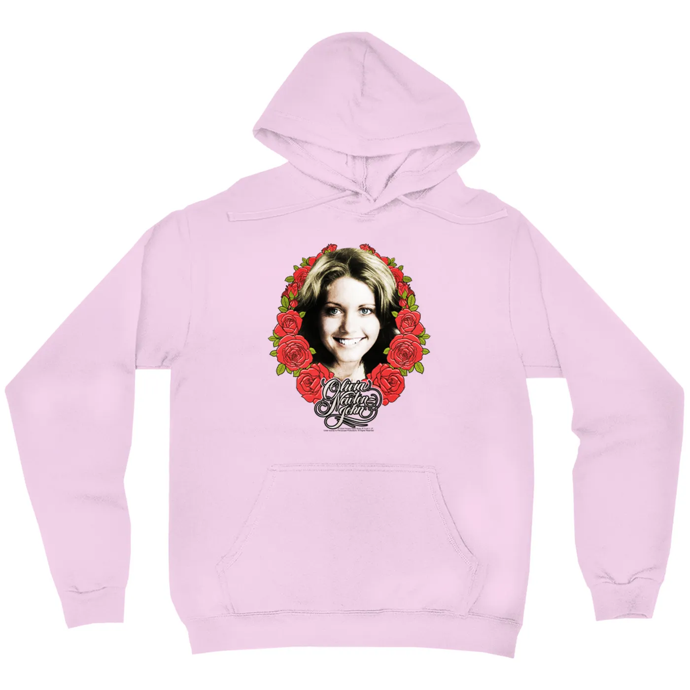 Olivia Newton-John Hoodie | Rose Crest Tribute Design (Merchbar Exclusive) Olivia Newton John Hoodie