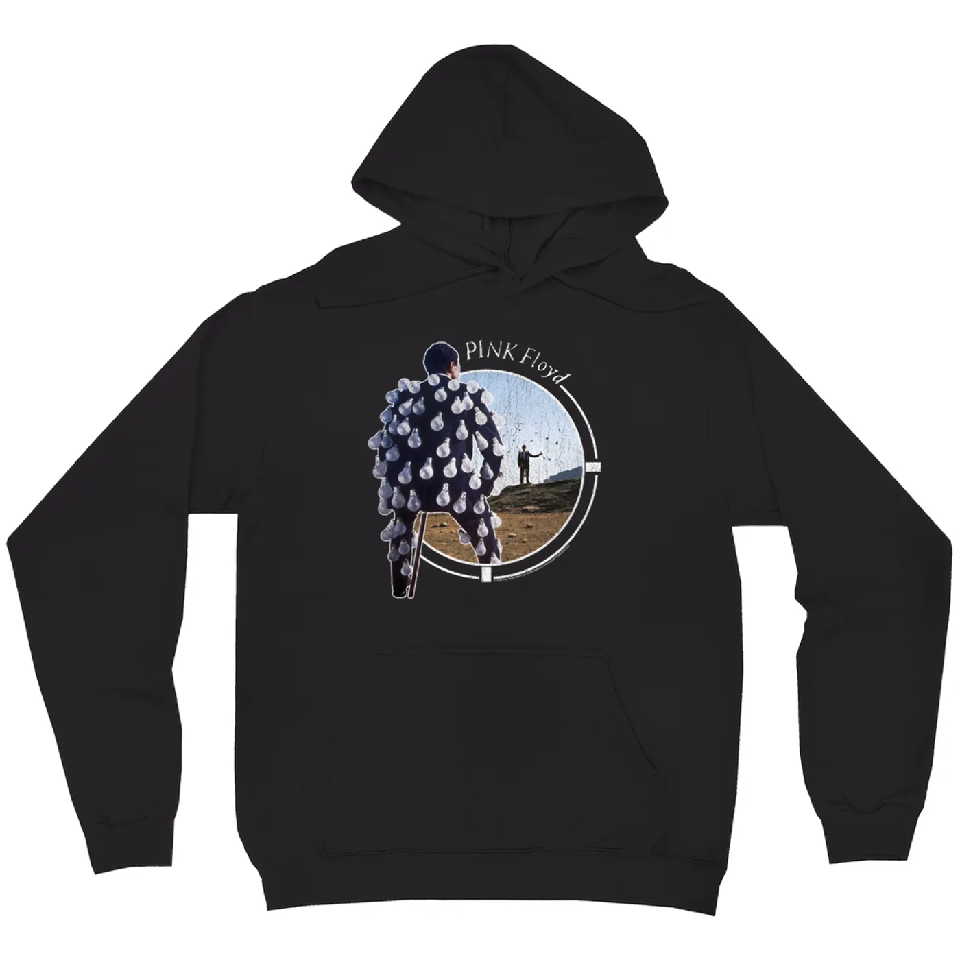 Pink Floyd Hoodie | Deicate Sound of Thunder Circle Design Distressed Pink Floyd Hoodie