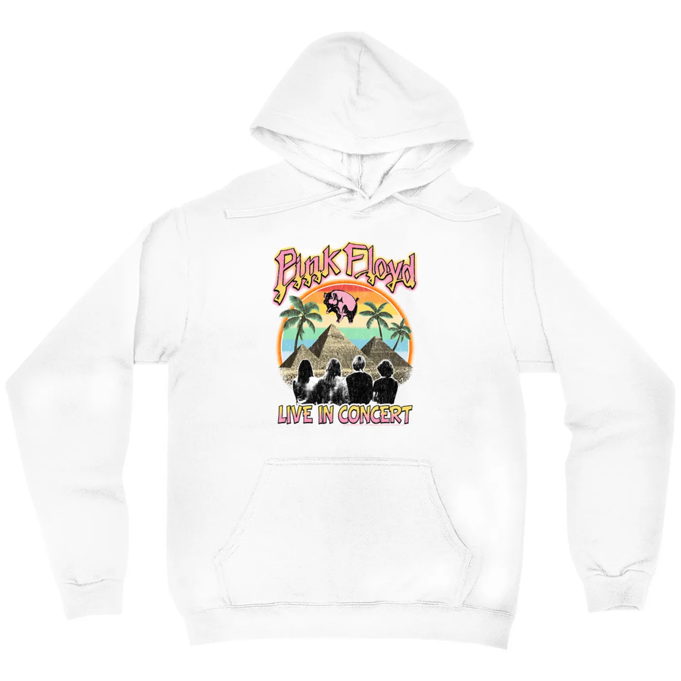 Pink Floyd Hoodie | Tropical Dark Side Pyramid Live In Concert (Merchbar Exclusive) Pink Floyd Hoodie