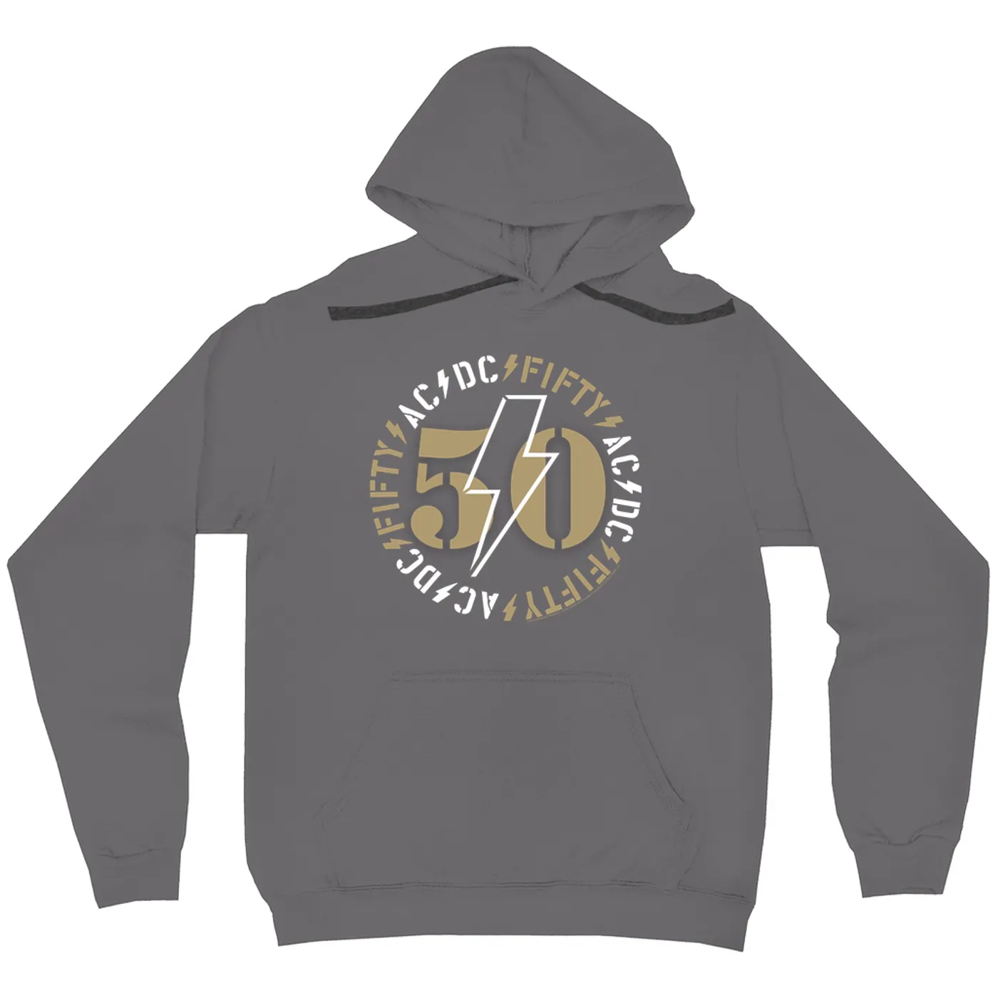 AC/DC Hoodie | Tan 50th Anniversary ACDC Hoodie