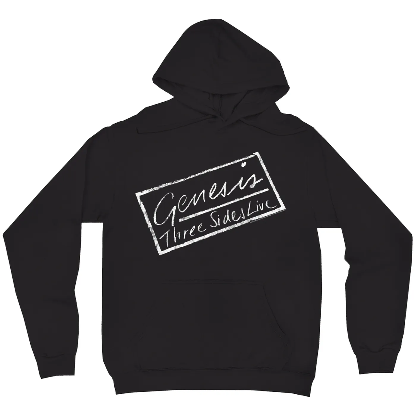 Genesis Hoodie | Three Sides Lives Album Design Distressed Genesis Hoodie