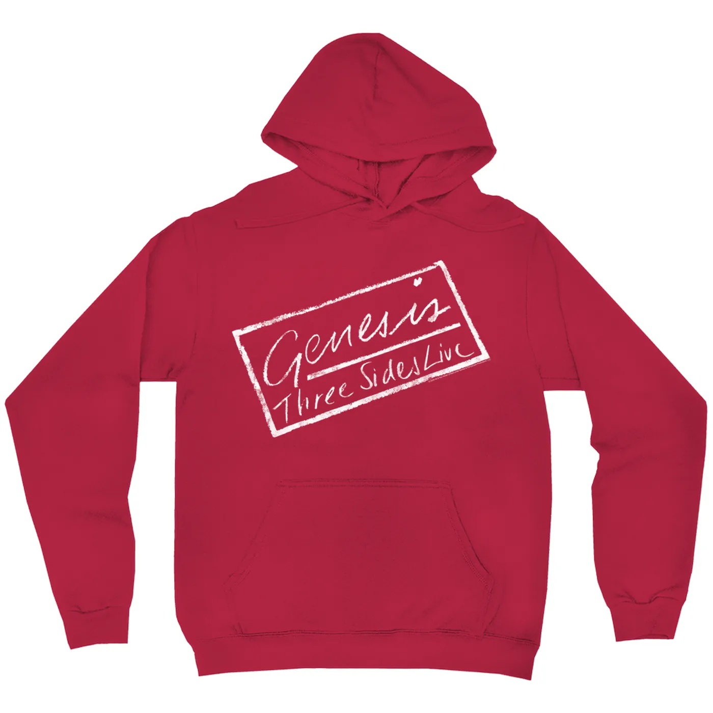 Genesis Hoodie | Three Sides Lives Album Design Distressed Genesis Hoodie