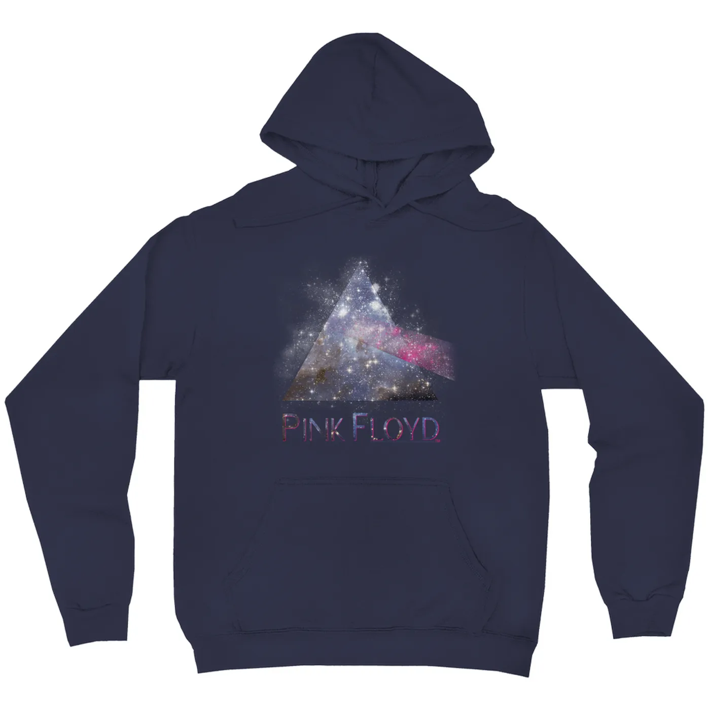 Pink Floyd Hoodie | Galaxy Of Stars Prism Image Pink Floyd Hoodie
