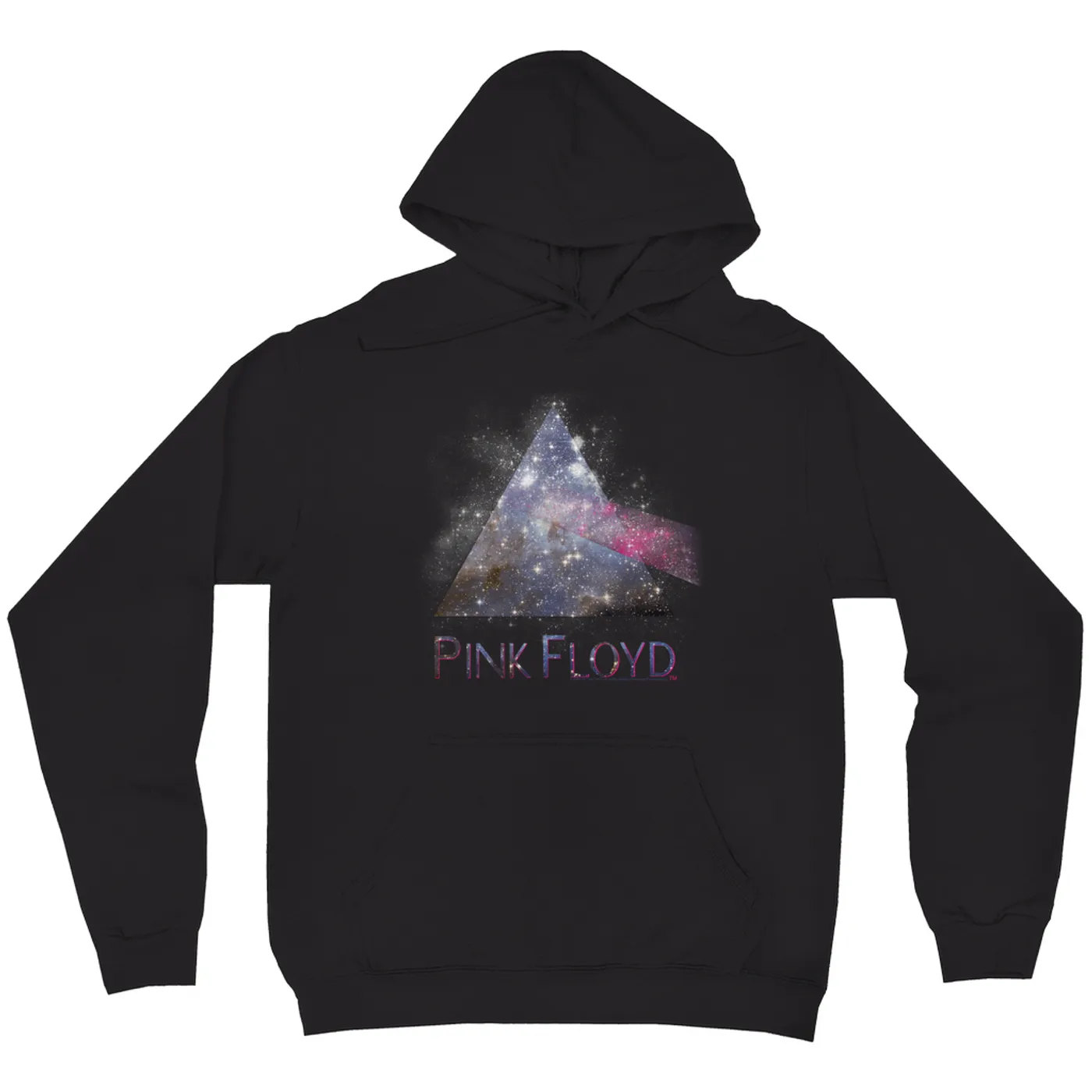 Pink Floyd Hoodie | Galaxy Of Stars Prism Image Pink Floyd Hoodie