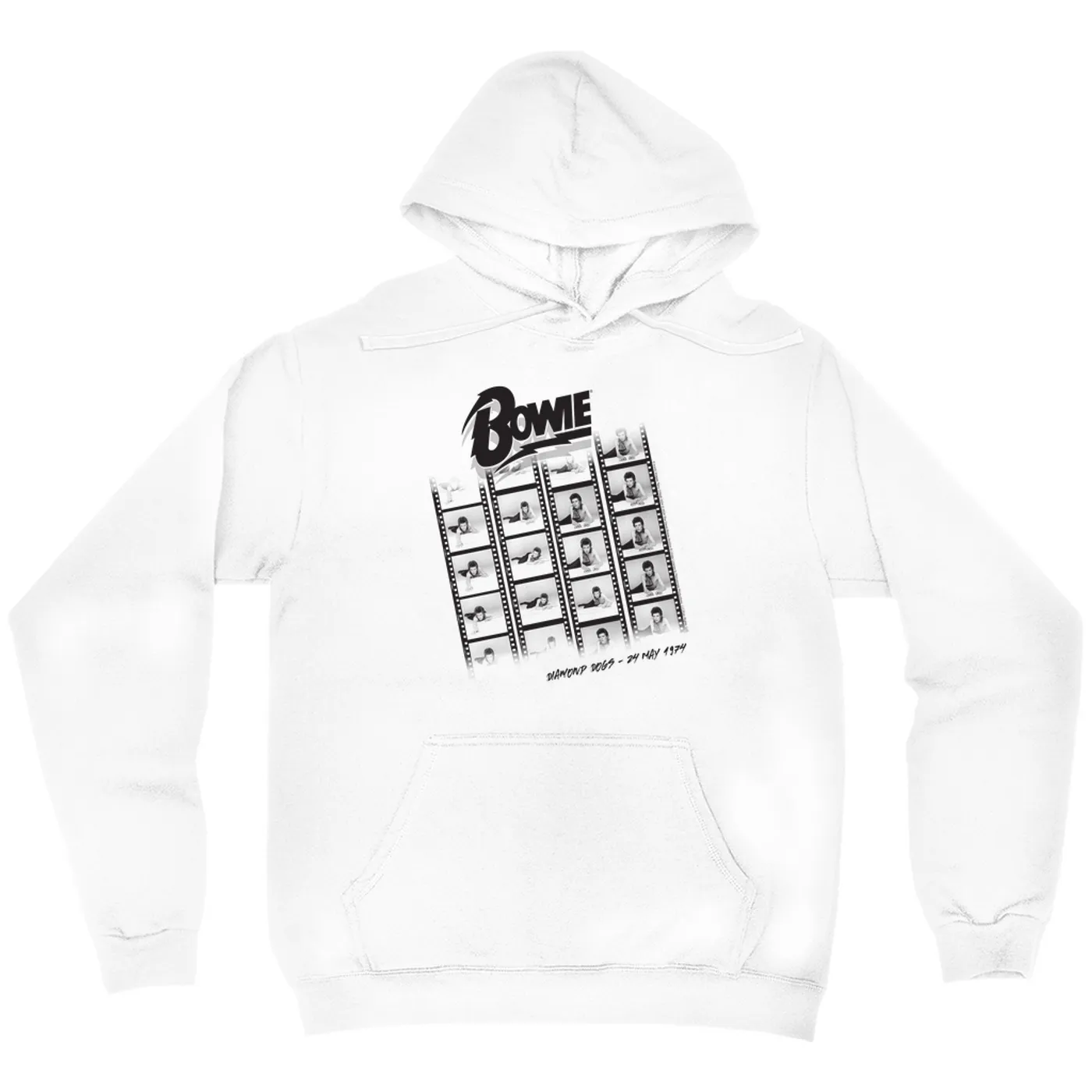 David Bowie Hoodie | Diamond Dogs Photographic Film Design 1974 David Bowie Hoodie