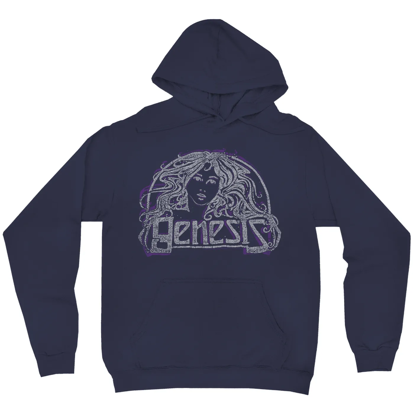 Genesis Hoodie | Nouveau Girl Purple Distressed Genesis Hoodie