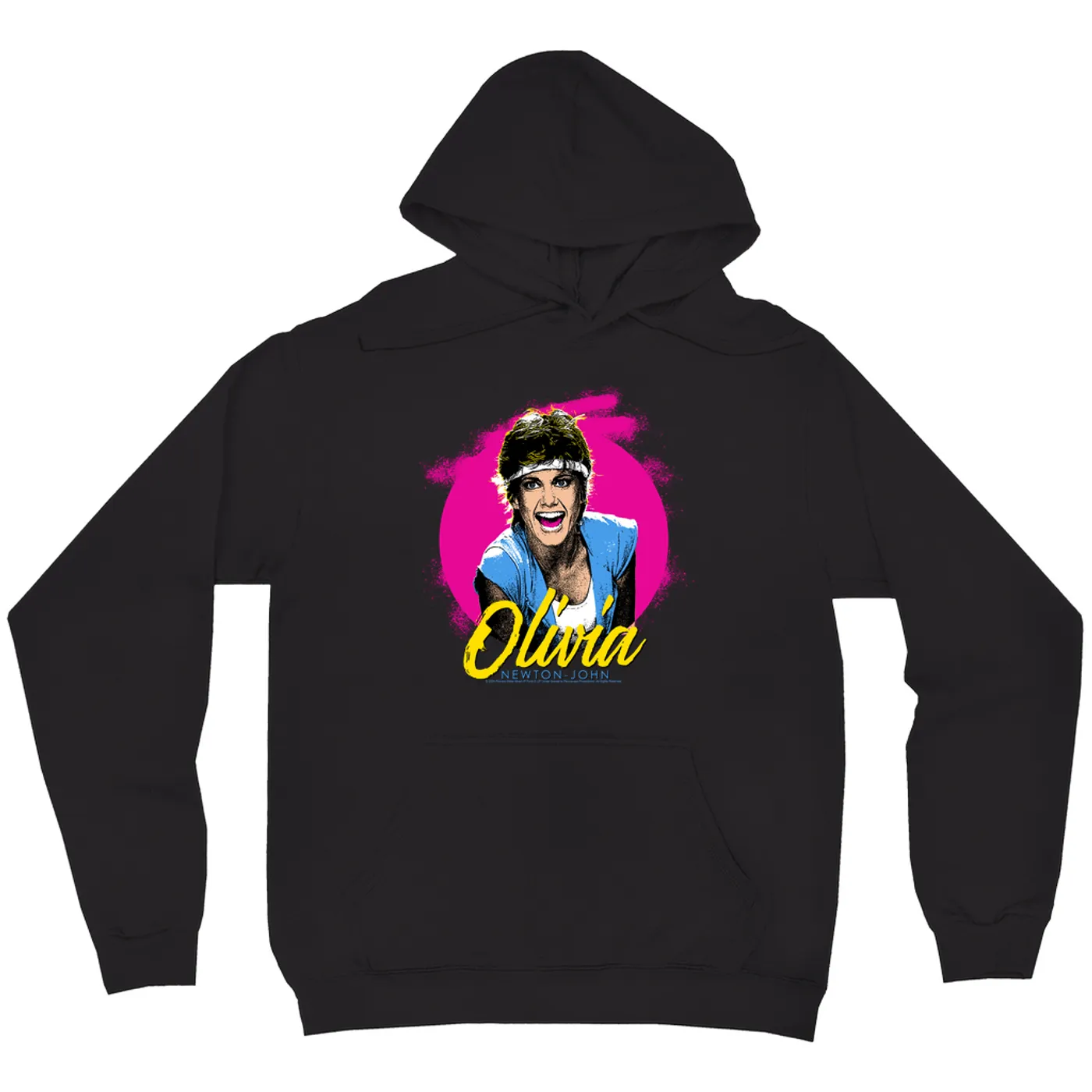 Olivia Newton-John Hoodie | Physical Throwback Image Olivia Newton John Hoodie
