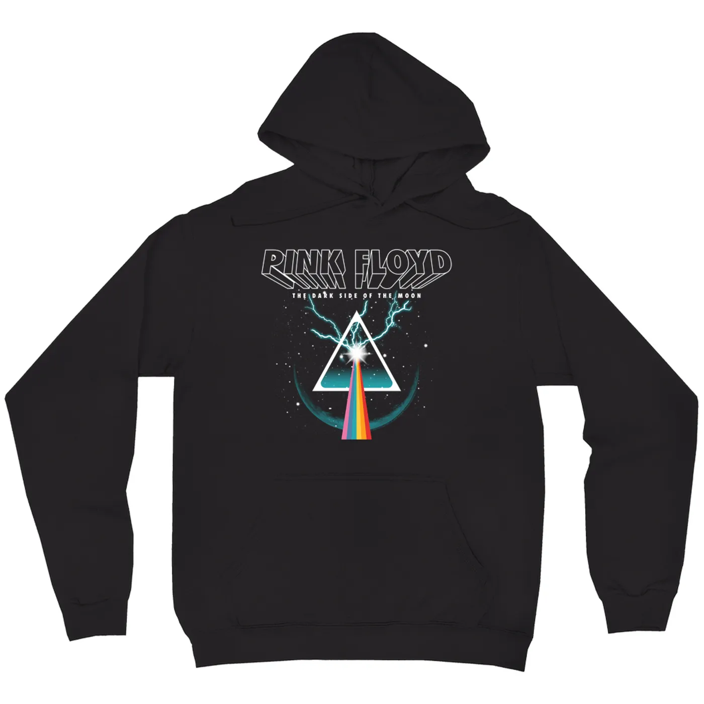Pink Floyd Hoodie | DSOTM Thunder Prism Pink Floyd Hoodie