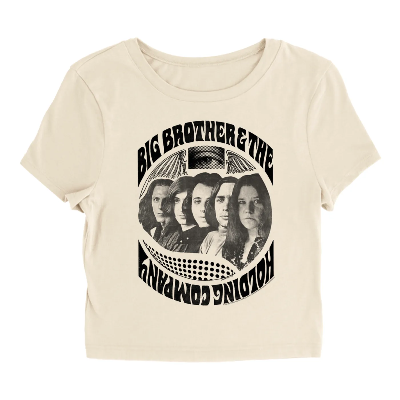 Big Brother and The Holding Co. Women's T-Shirt | Big Brother & The Holding Company Feat. Janis Joplin 1967 Poster (Merchbar Exclusive) Big Brother and The Holding Co. Baby Tee