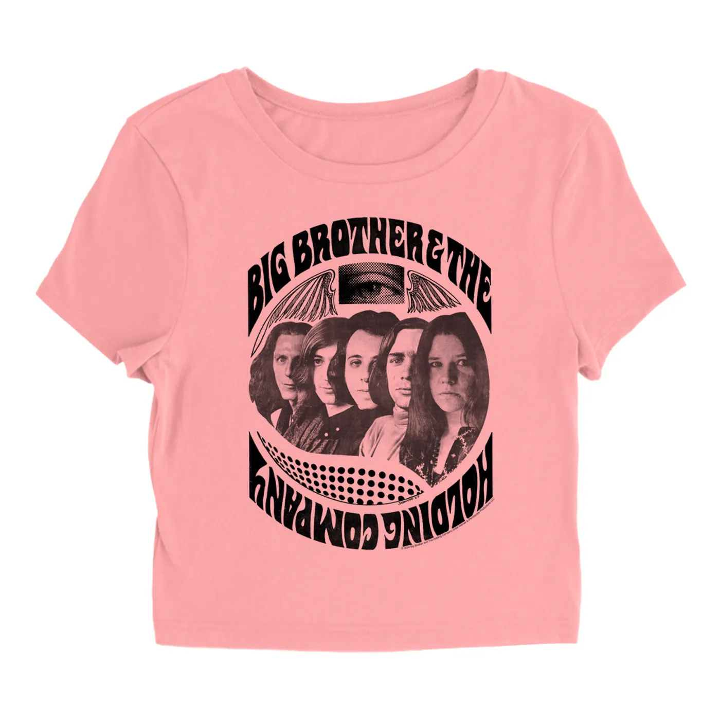 Big Brother and The Holding Co. Women's T-Shirt | Big Brother & The Holding Company Feat. Janis Joplin 1967 Poster (Merchbar Exclusive) Big Brother and The Holding Co. Baby Tee