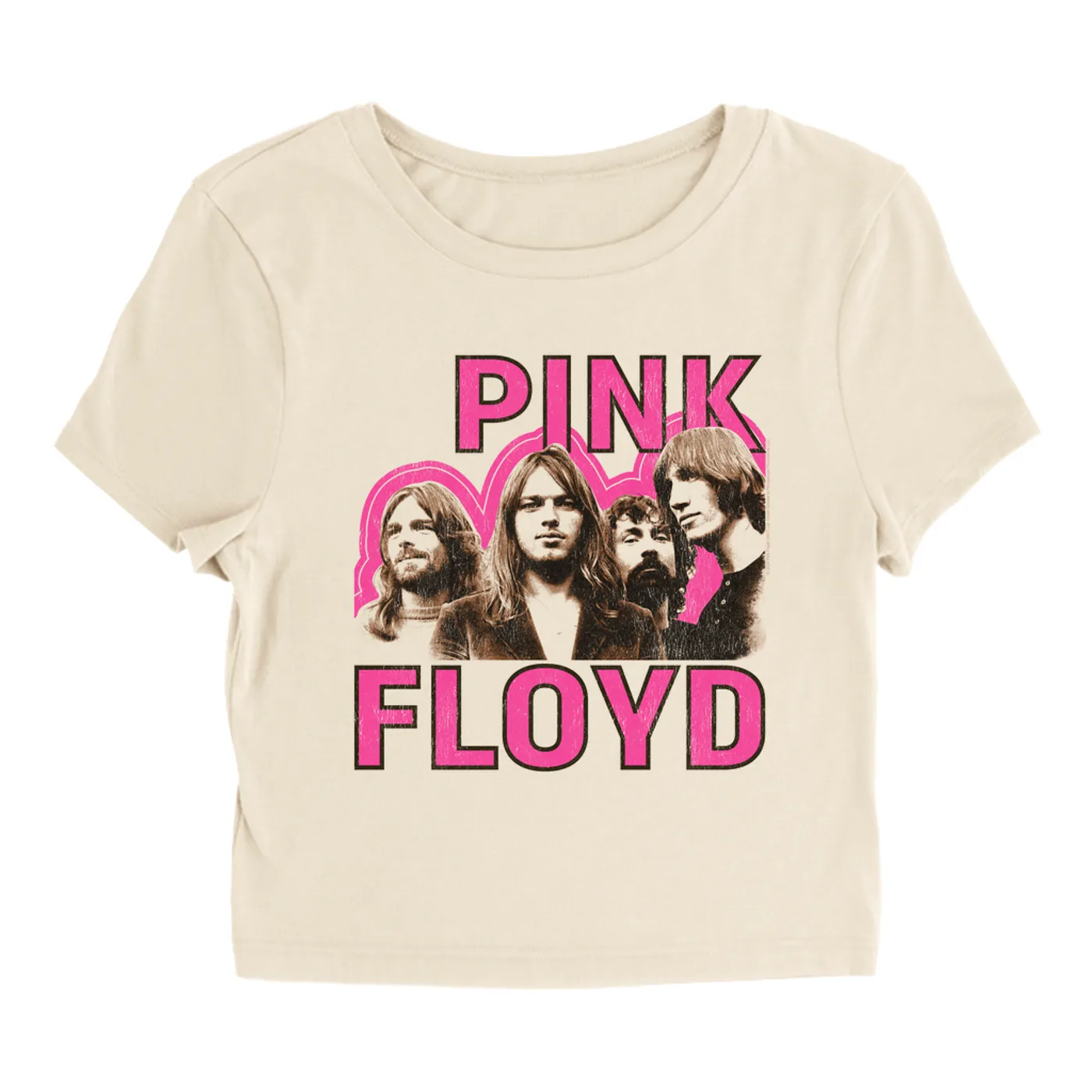 Pink Floyd Women's T-Shirt | Paramount Theater Concert Poster Image Pink Floyd Baby Tee