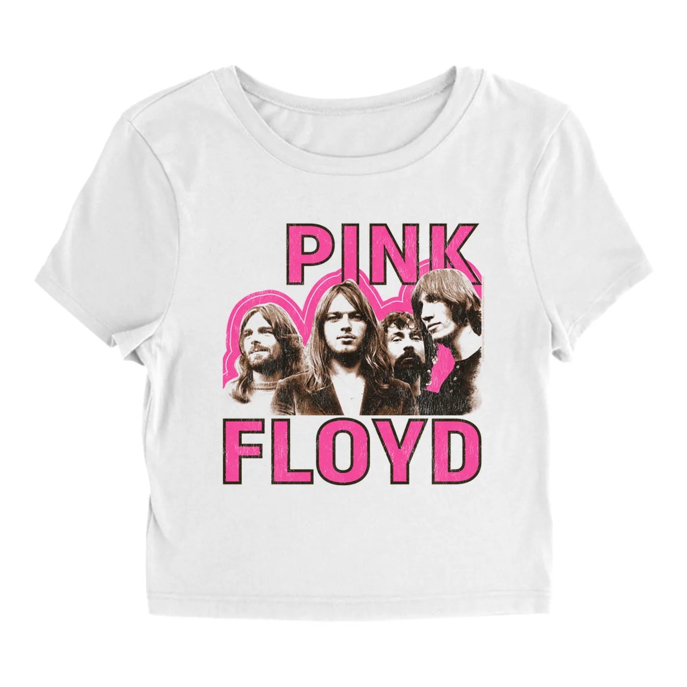 Pink Floyd Women's T-Shirt | Paramount Theater Concert Poster Image Pink Floyd Baby Tee
