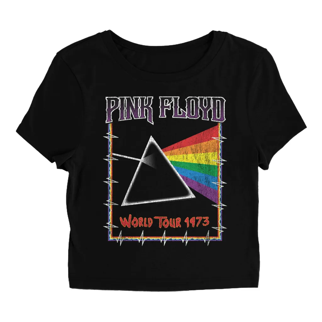 Women's T-Shirt | World Tour 1980 Prism Design Distressed (Equineop Exclusive) Baby Tee