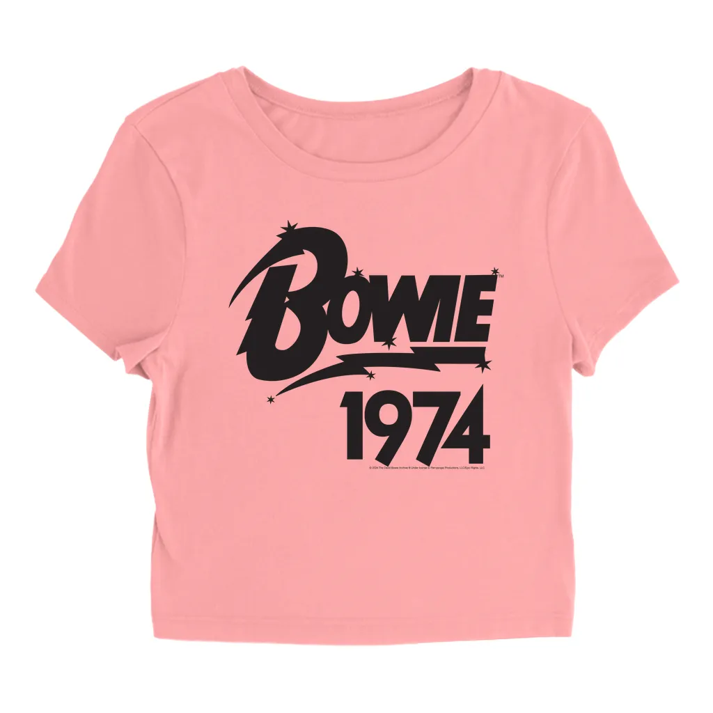 Women's T-Shirt | Bowie 1974 Logo (Equineop Exclusive) Baby Tee