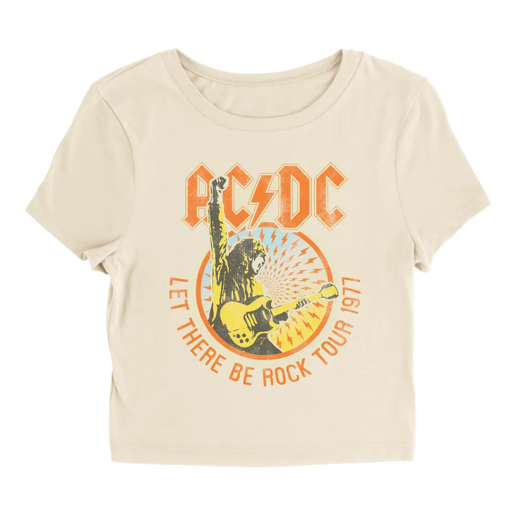 Women's T-Shirt | Let There Be Rock Tour 1977 Baby Tee
