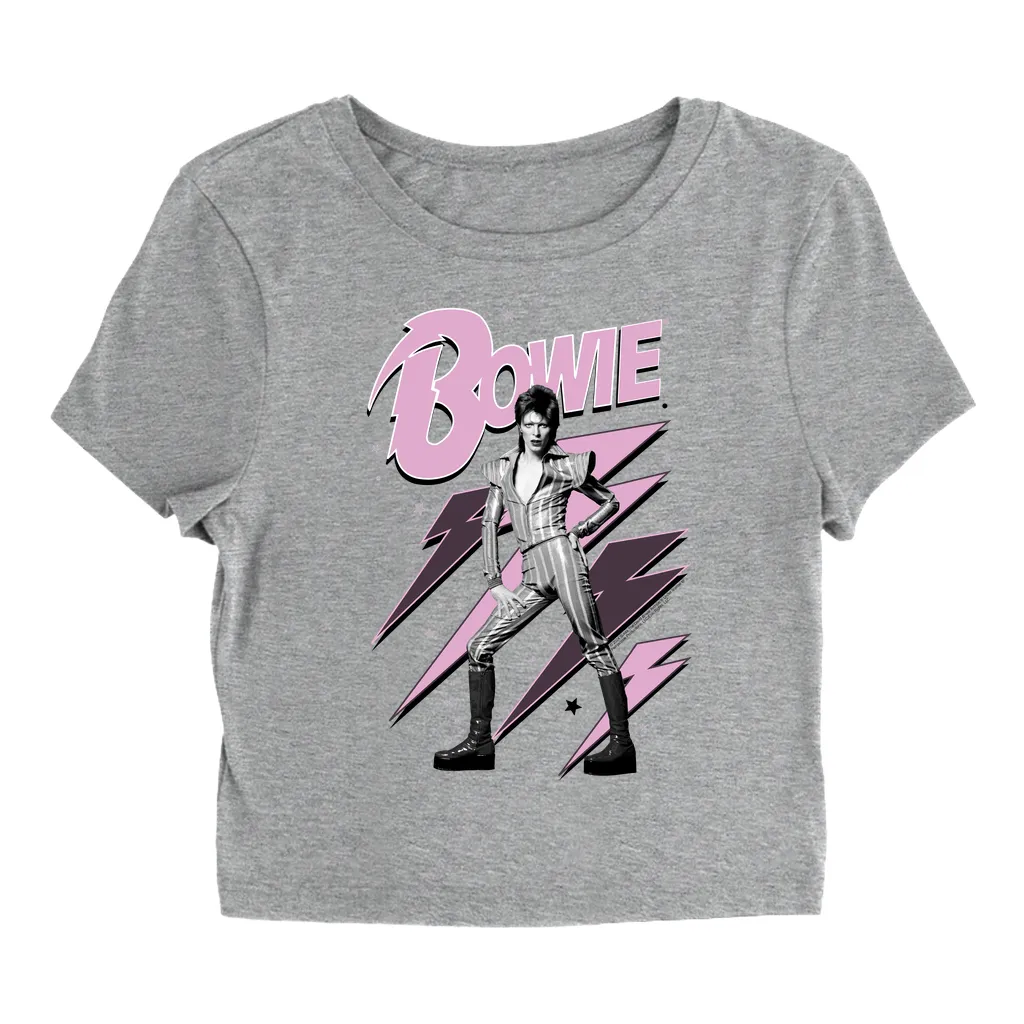 Women's T-Shirt | Ziggy Stardust And Lightning Bolts (Equineop Exclusive) Baby Tee