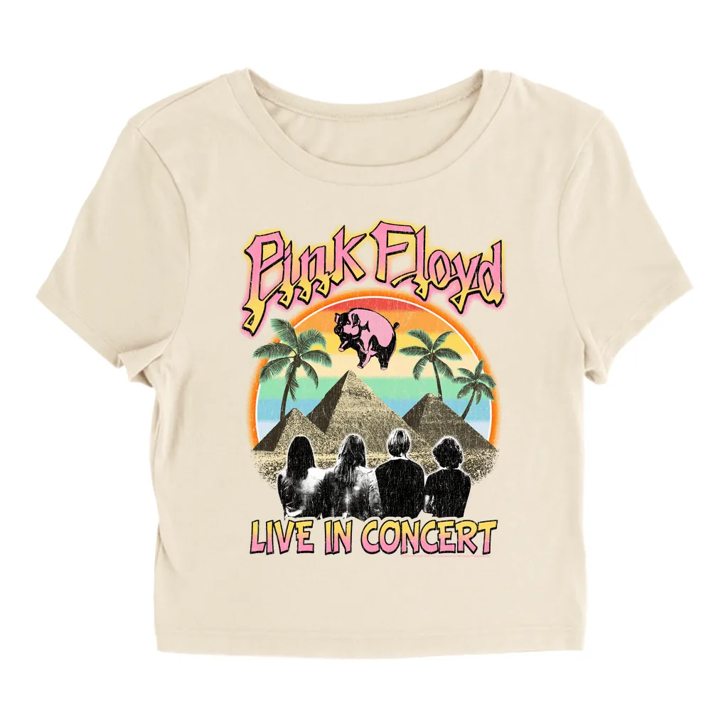Women's T-Shirt | Tropical Dark Side Pyramid Live In Concert (Equineop Exclusive) Baby Tee