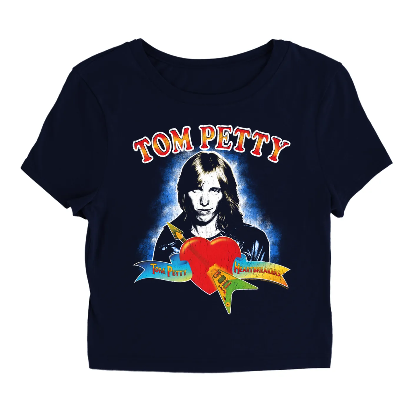 Tom Petty and the Heartbreakers Women's T-Shirt | First Album Design (Merchbar Exclusive) Tom Petty Baby Tee