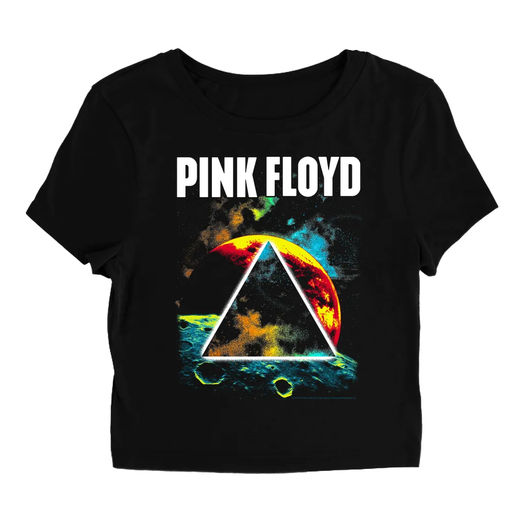 Women's T-Shirt | Multi-Colored Dark Side Of The Moon Galaxy (Equineop Exclusive) Baby Tee