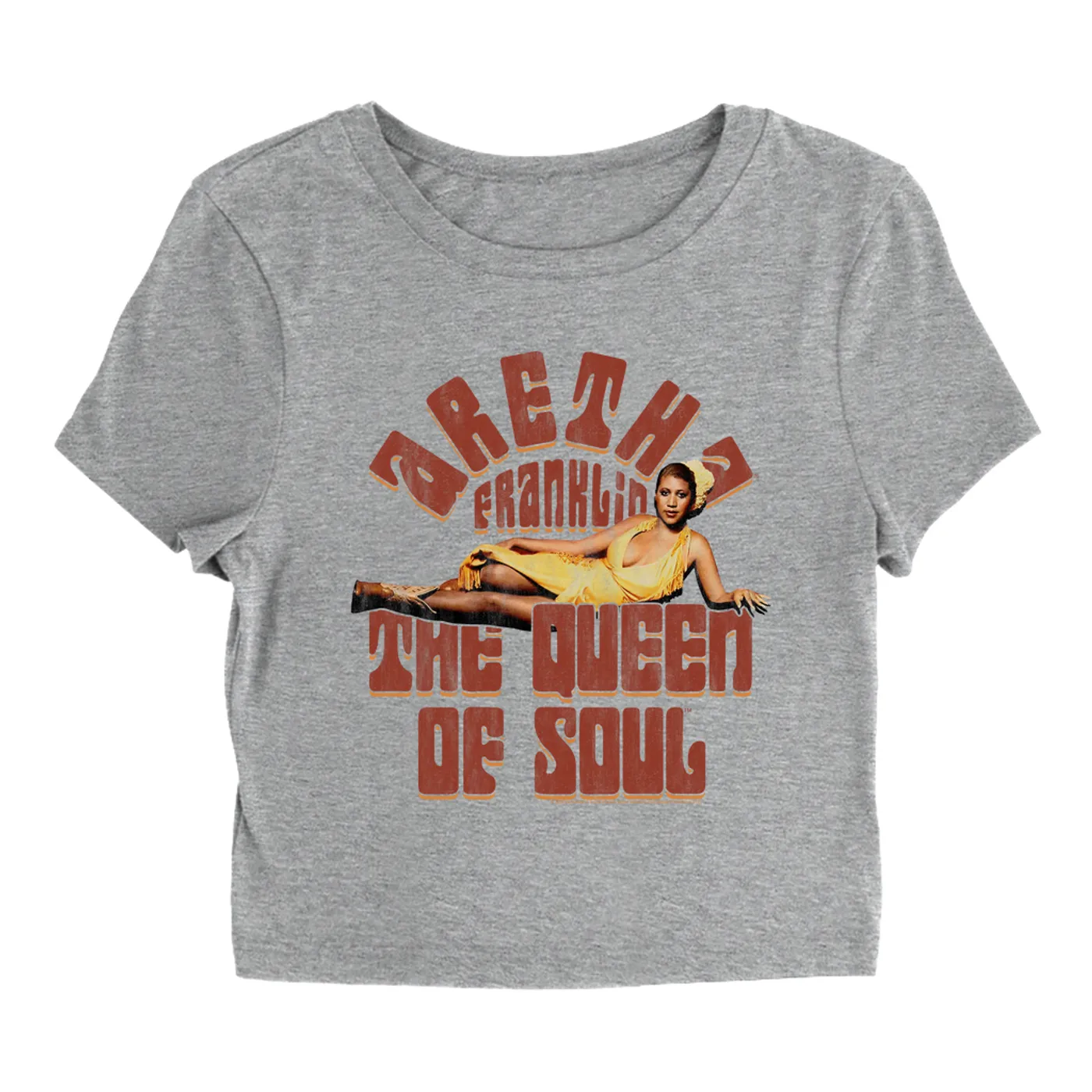 Aretha Franklin Women's T-Shirt | Queen Of Soul Retro Distressed Aretha Franklin Baby Tee