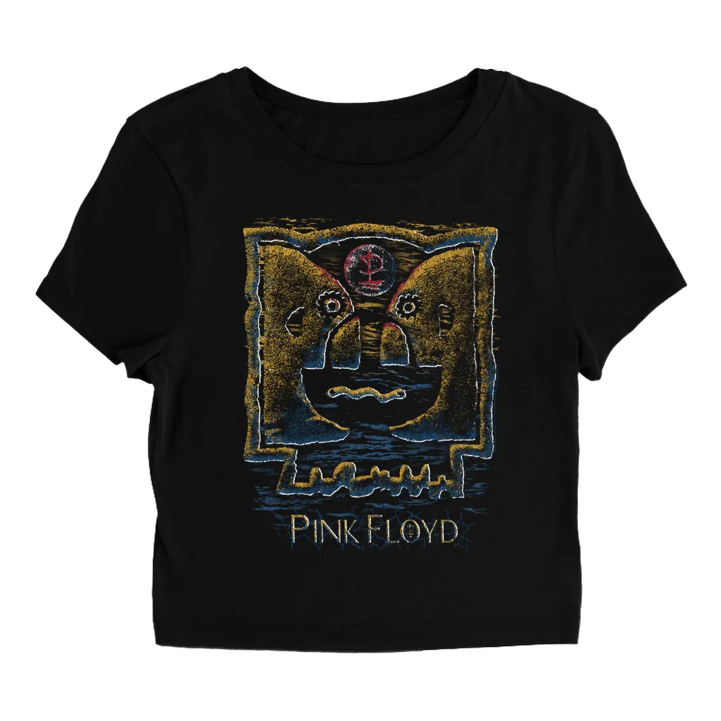 Women's T-Shirt | Colorful Texture Division Bell Distressed Baby Tee