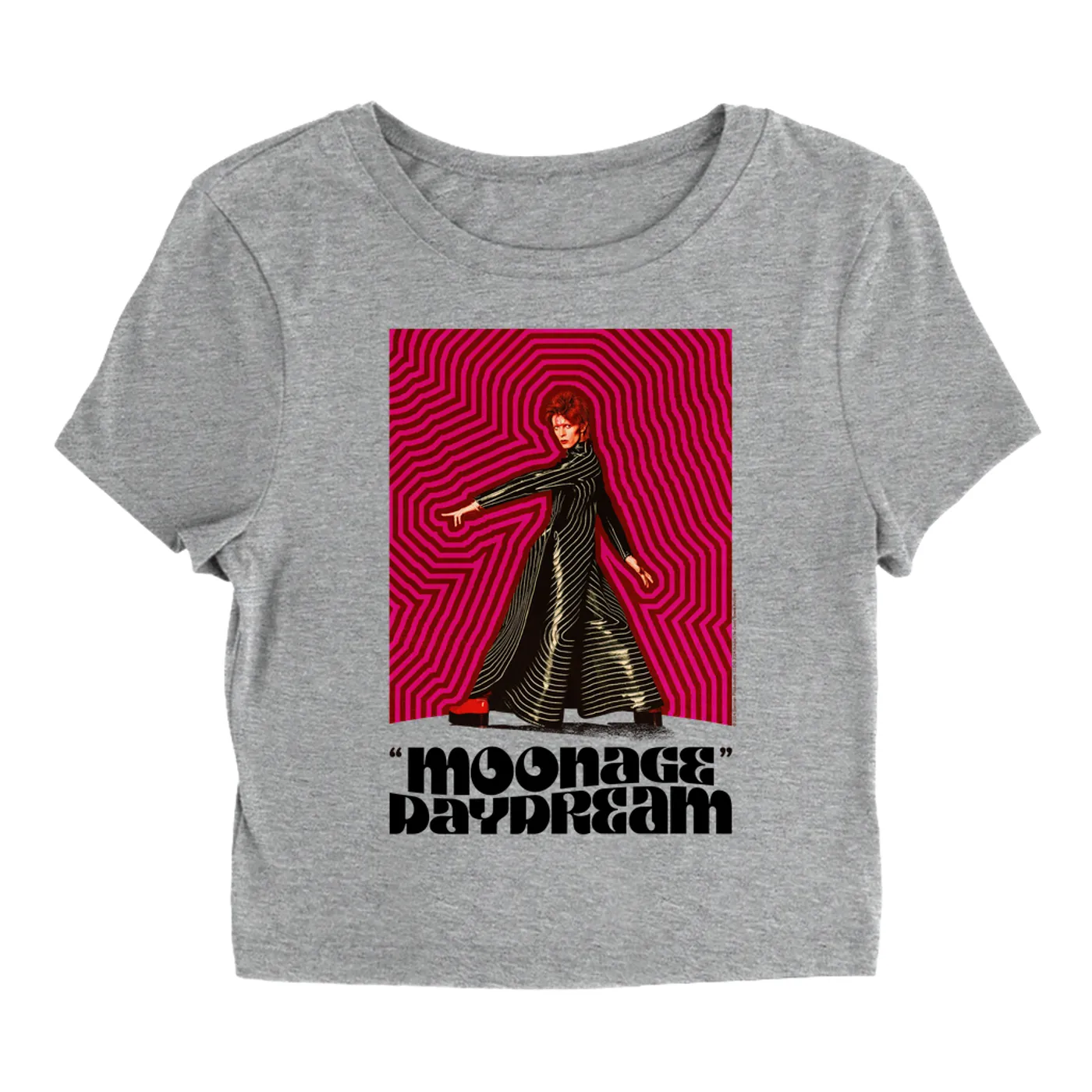 David Bowie Women's T-Shirt | Moonage Daydream Artwork Design David Bowie Baby Tee