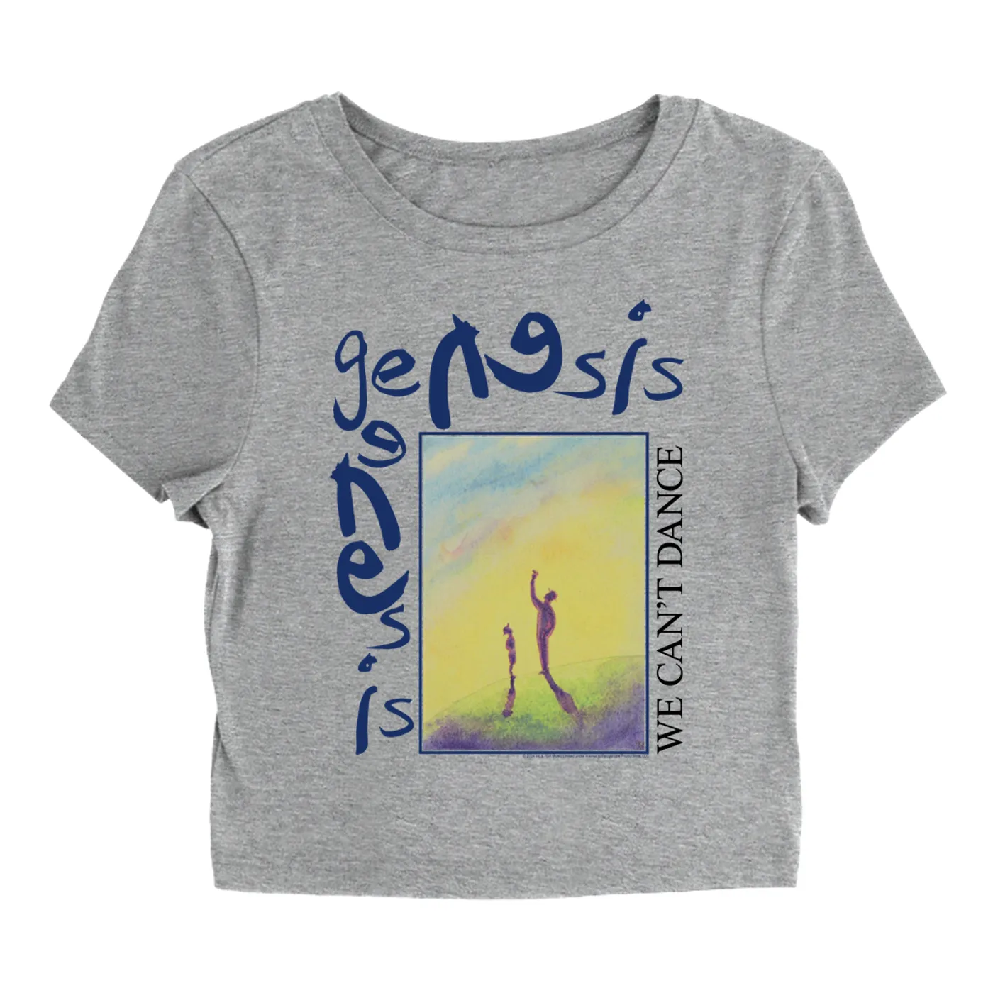 Genesis Women's T-Shirt | We Can't Dance Reflective Genesis Baby Tee