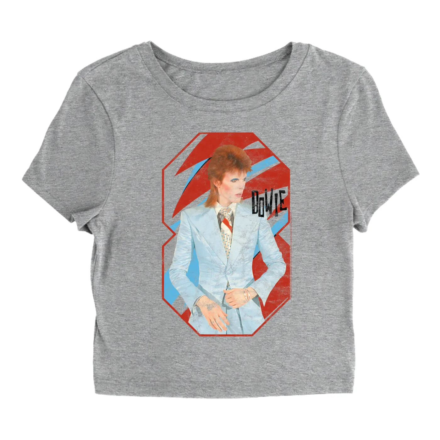 David Bowie Women's T-Shirt | Retro Reissue Aladdin Sane Design David Bowie Baby Tee